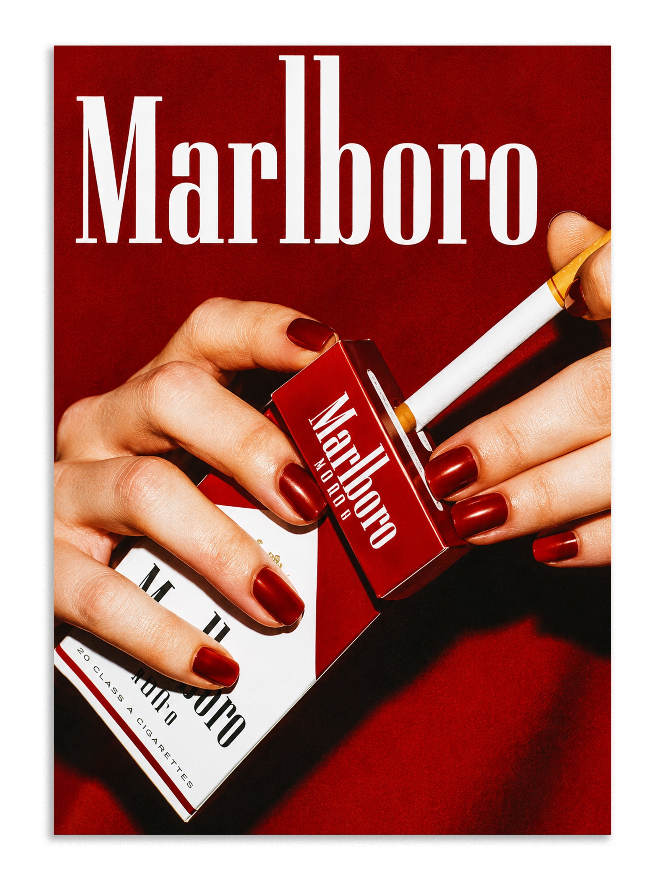Marlboro Red Aesthetic Poster Lazywalls